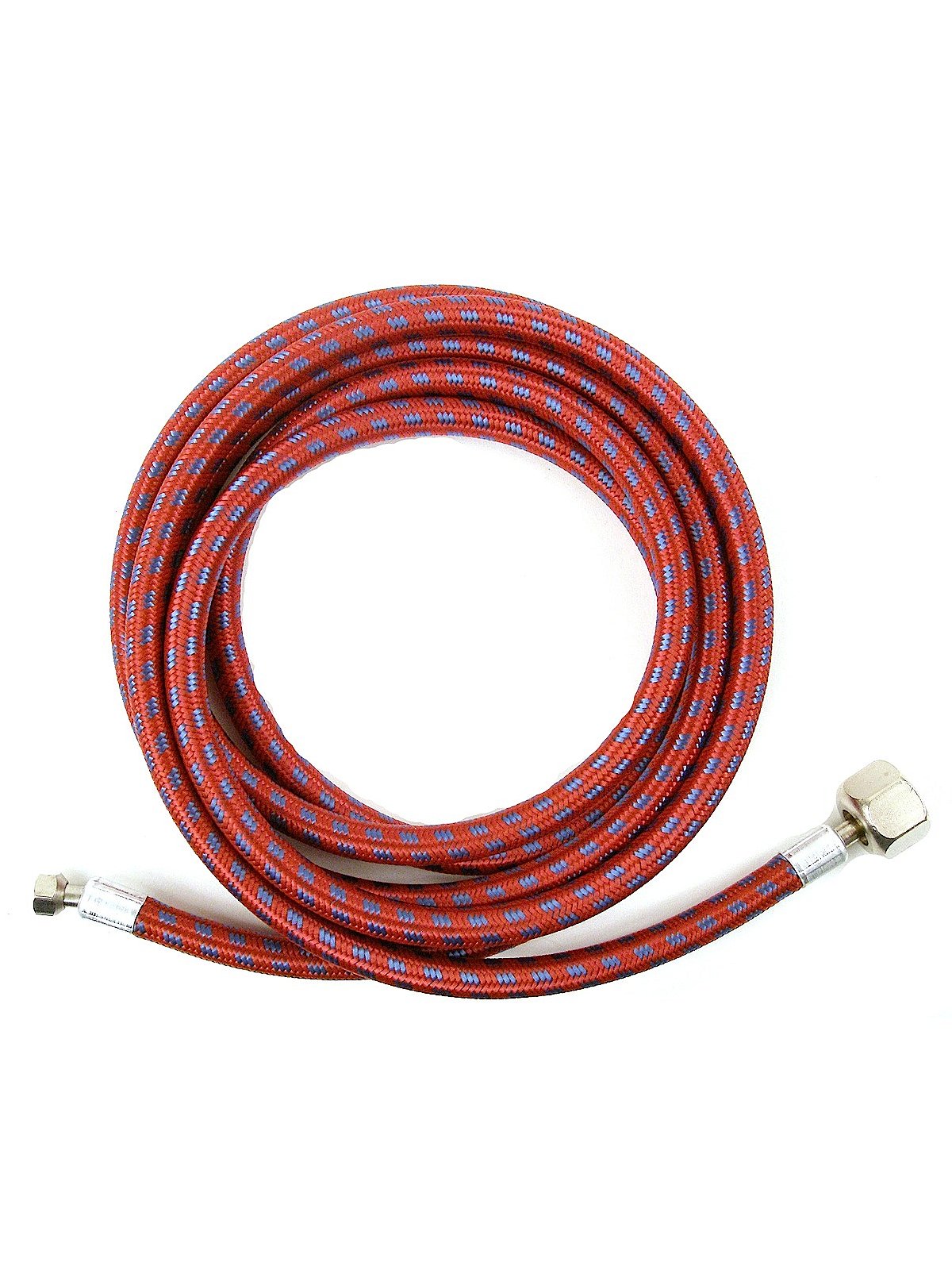 Paasche 10 Ft Braided Air Brush Hose (1/4 & Airbrush) Red And