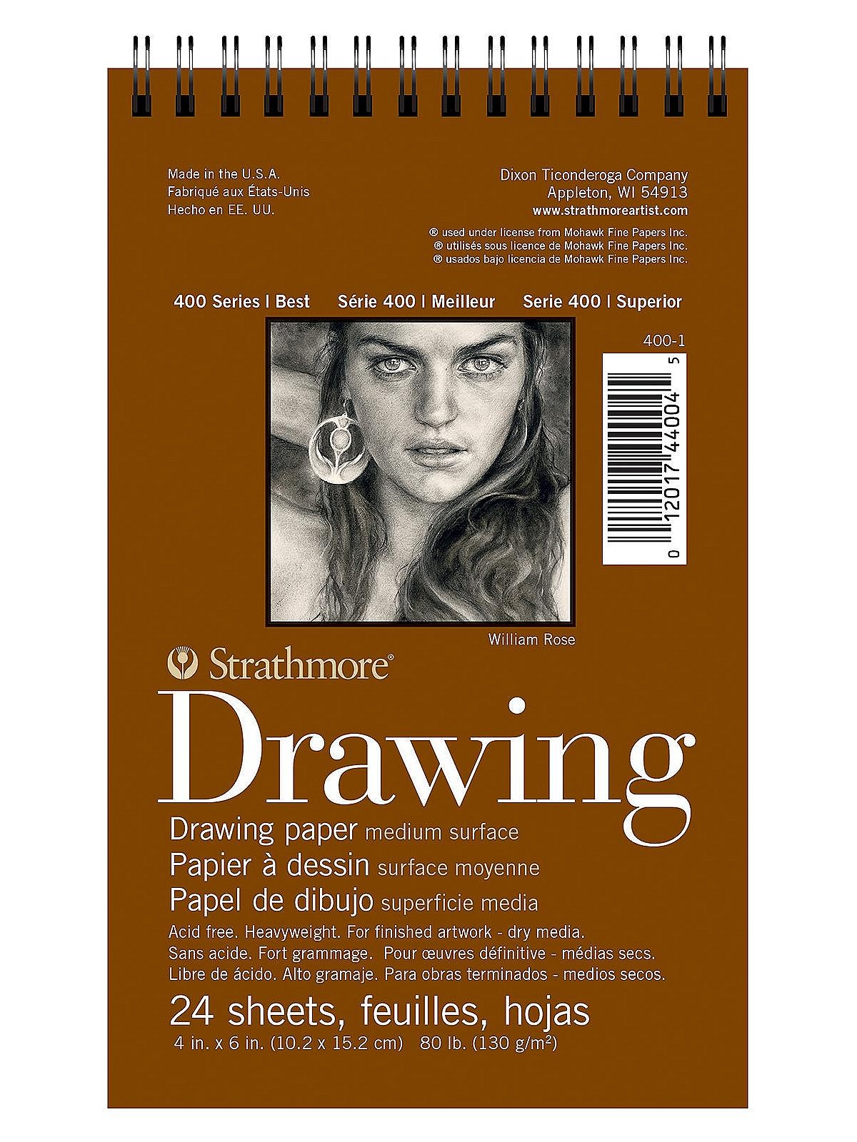 Strathmore Drawing Paper Pad Series 400 24 Sheets 11 x 14
