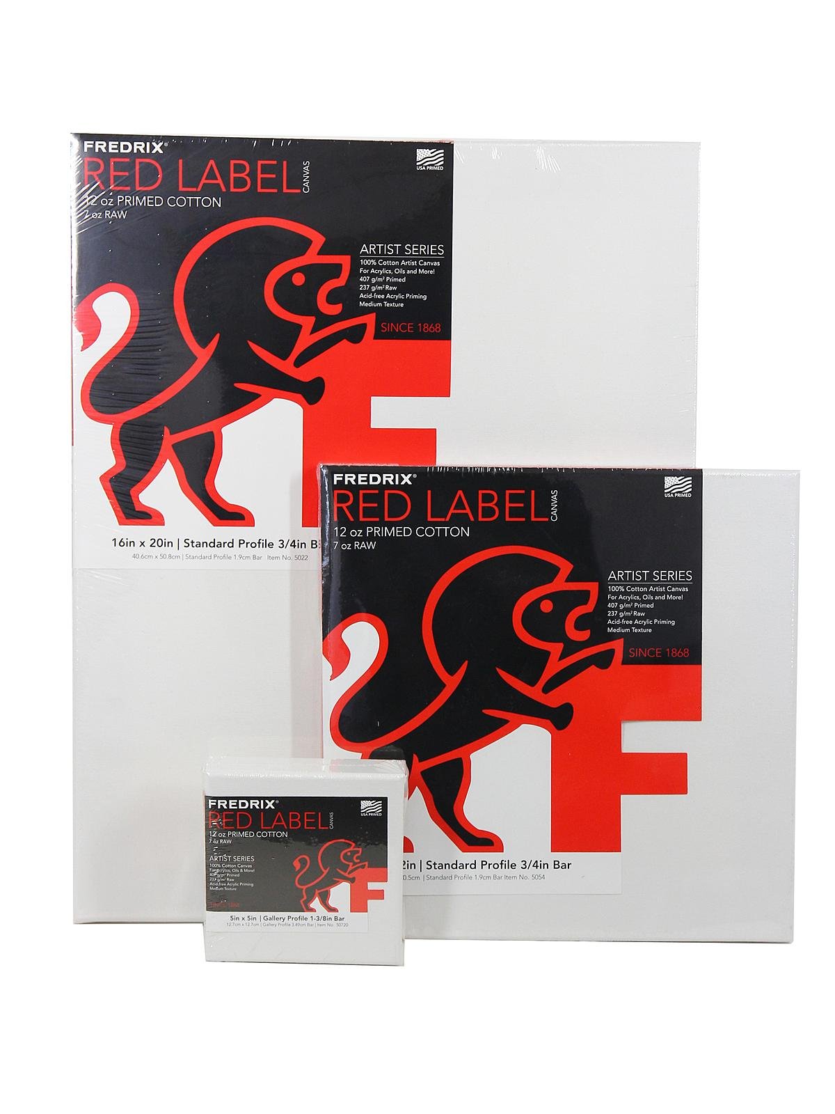 Fredrix - Red Label Standard Stretched Cotton Canvas