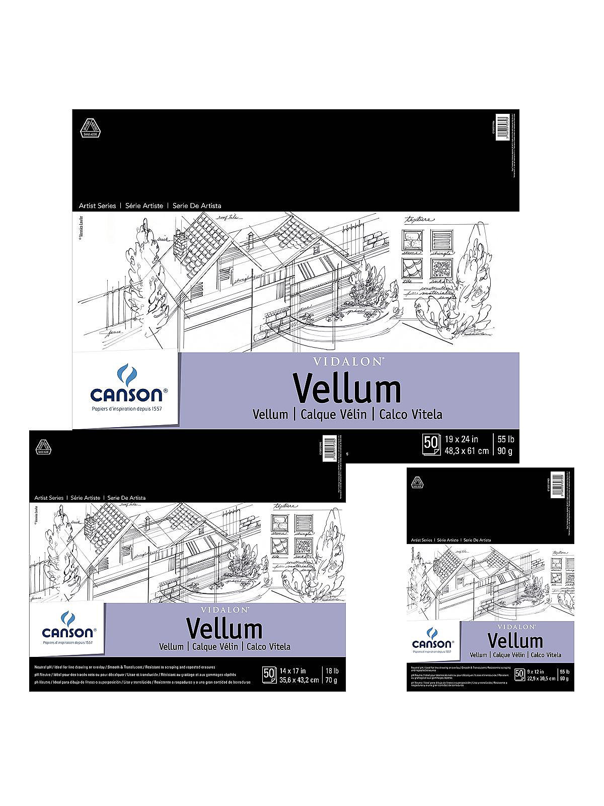 Vidalon Vellum Sheets 19.5X25.5