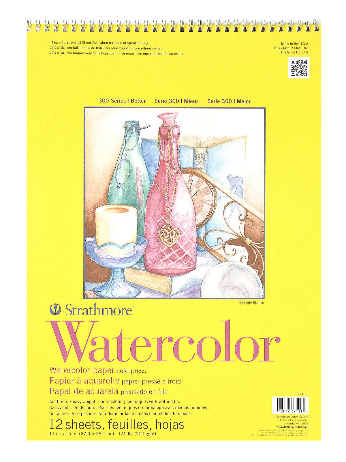 Strathmore Watercolor Paper Pad 140lb - My Craft Room