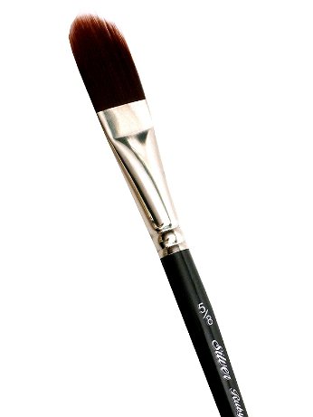Silver Brush - Ruby Satin Series Synthetic Brushes Long Handle