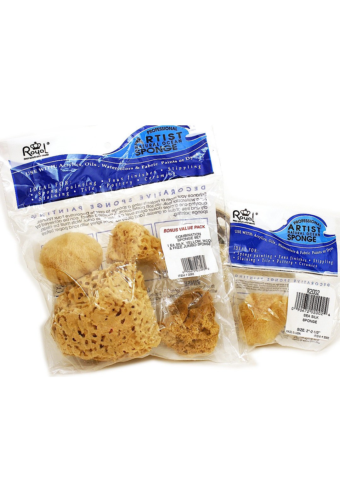 Royal & Langnickel® Natural Sea Silk Sponge Set