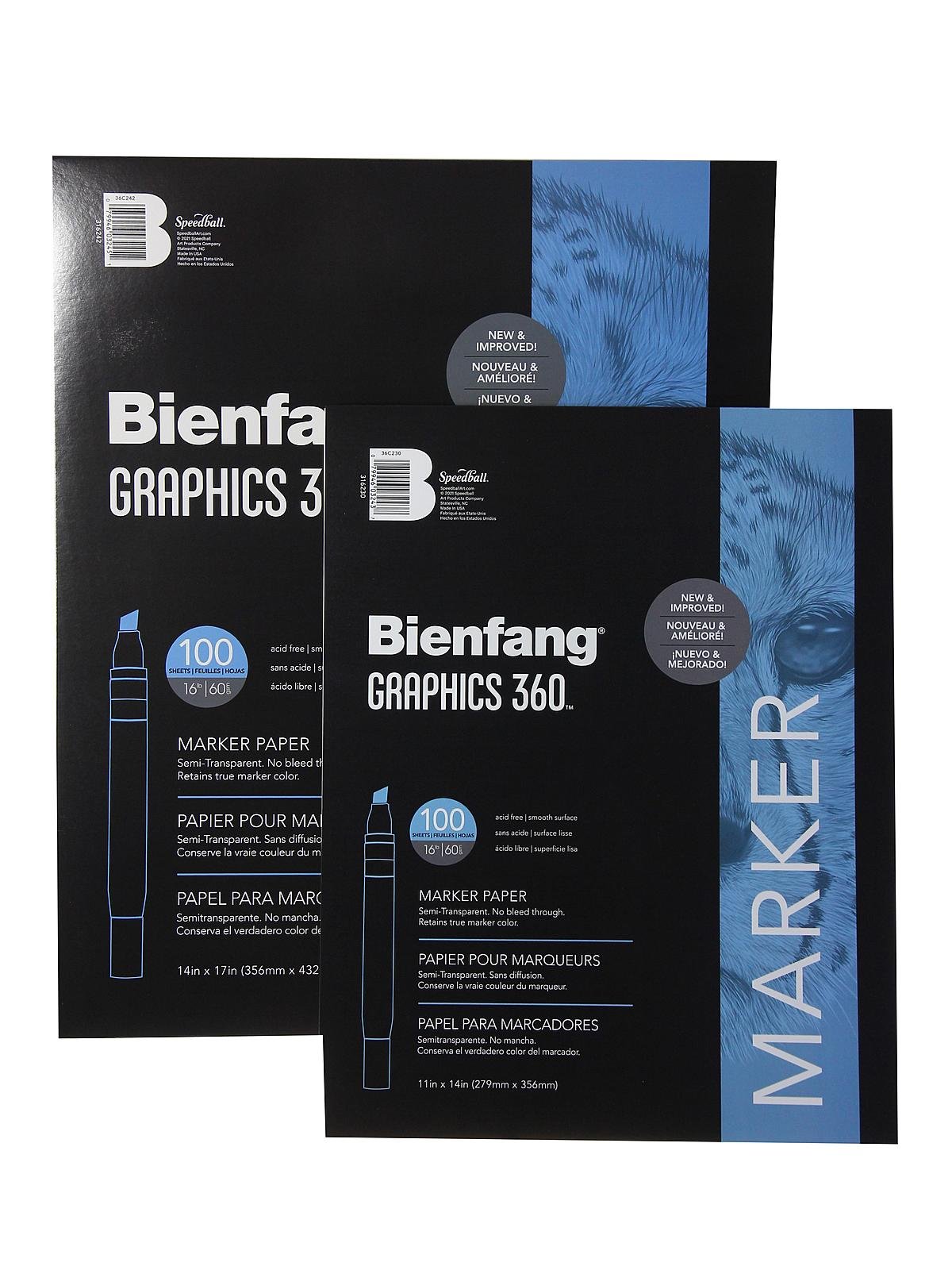Bienfang - Graphics 360 100% Rag Translucent Marker Paper