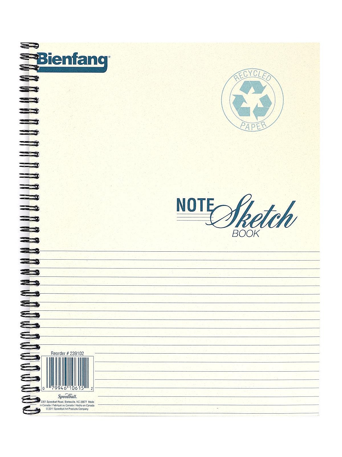 Bienfang NoteSketch, 5-1/2 inch x 8-1/2 inch, Horizontal