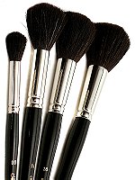 Black Round/Oval Mop Brushes