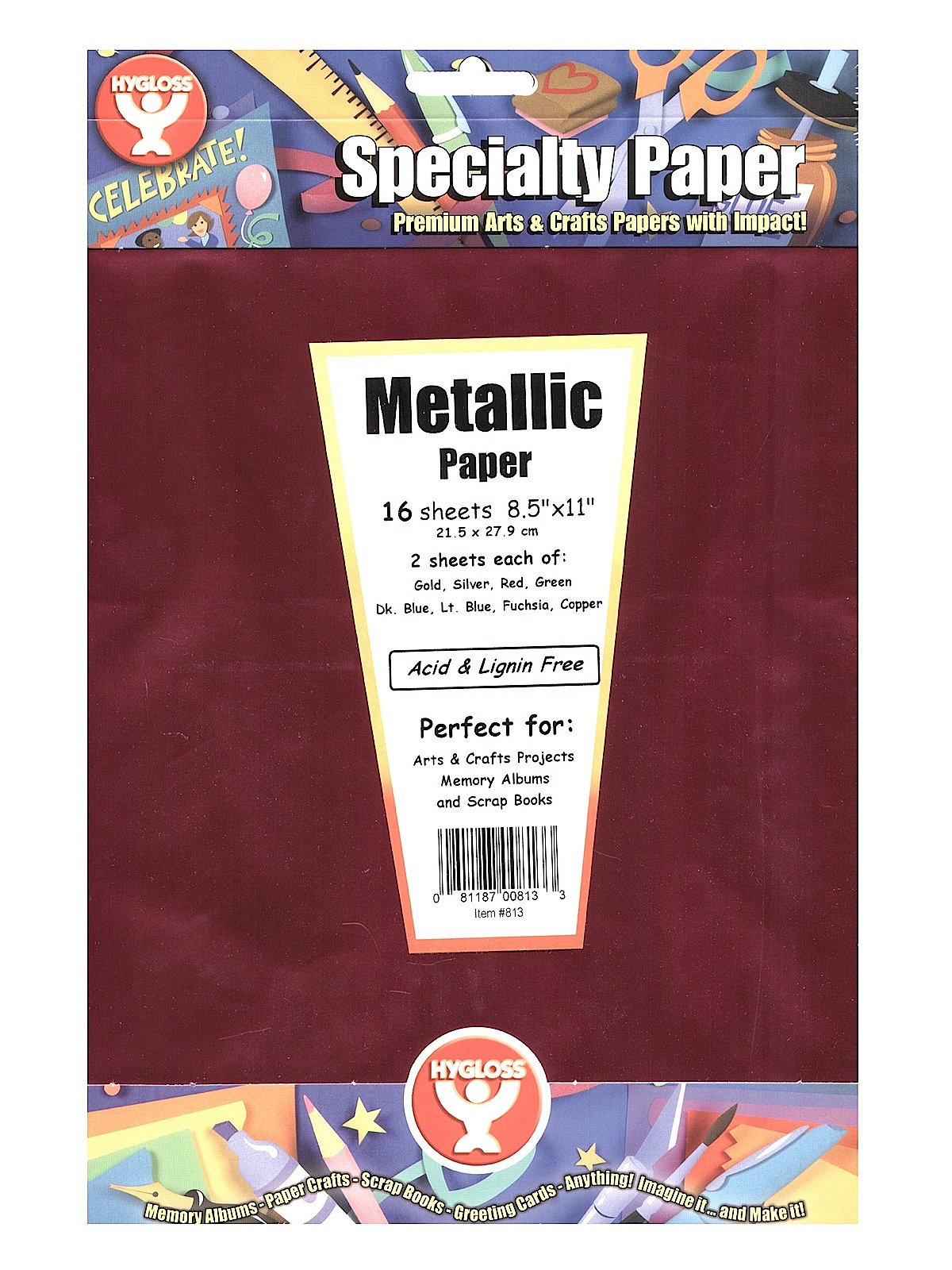 Hygloss Metallic Foil Paper
