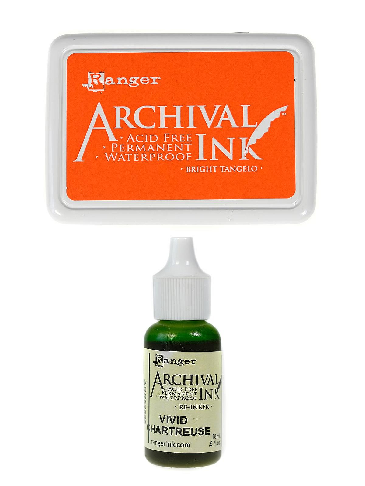 Ranger Archival Ink stamp pad jet black waterproof permanent acid free