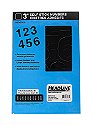 Black Vinyl Stick-On Letters or Numbers