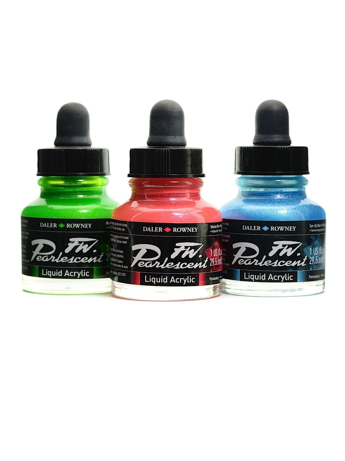 Daler-Rowney - FW Pearlescent and Shimmering Liquid Acrylic