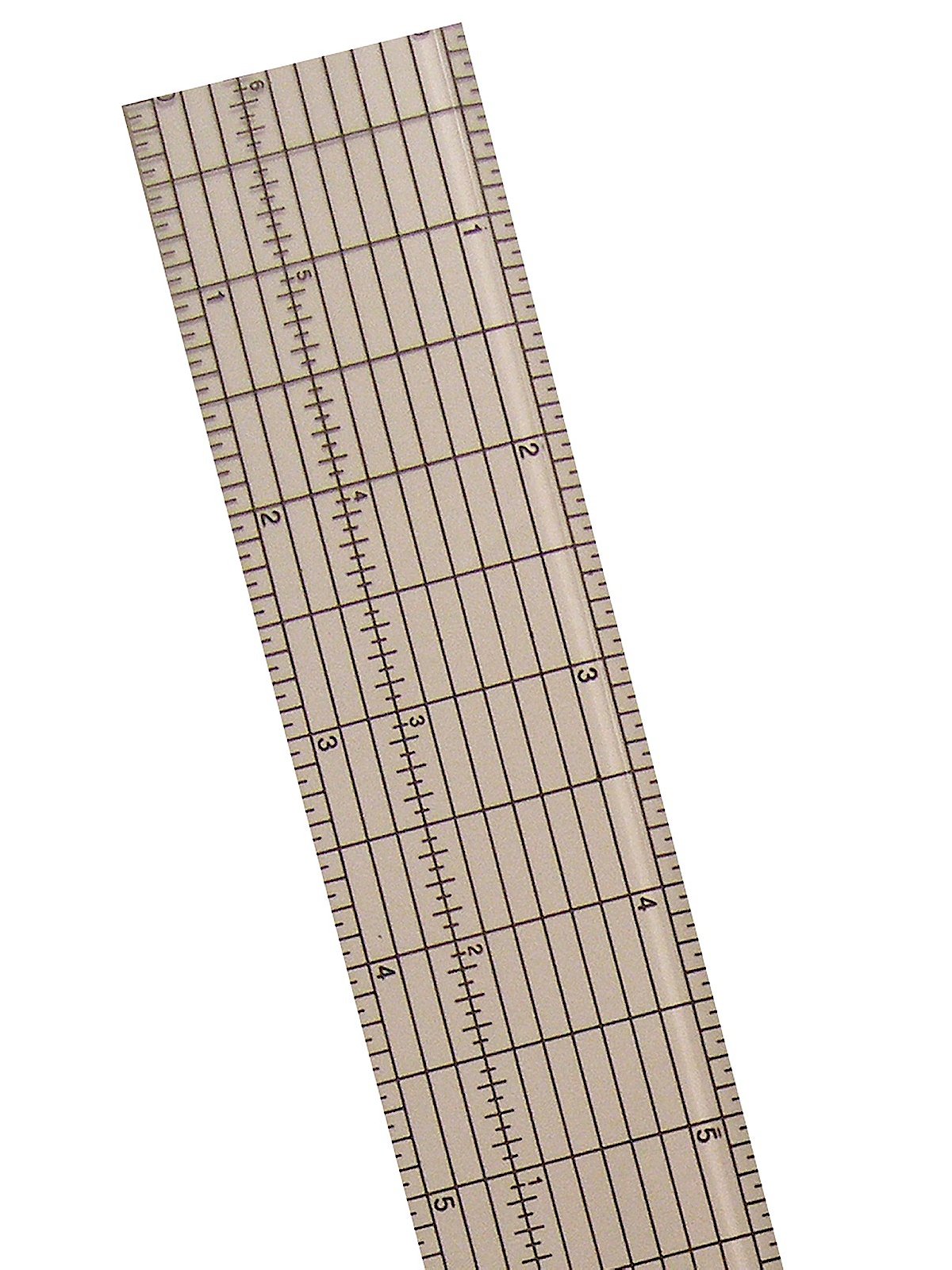 Westcott Clear Acrylic Grid Ruler with Metal Cutting Edge