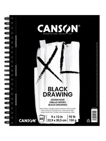 Canson XL Black Drawing Pad