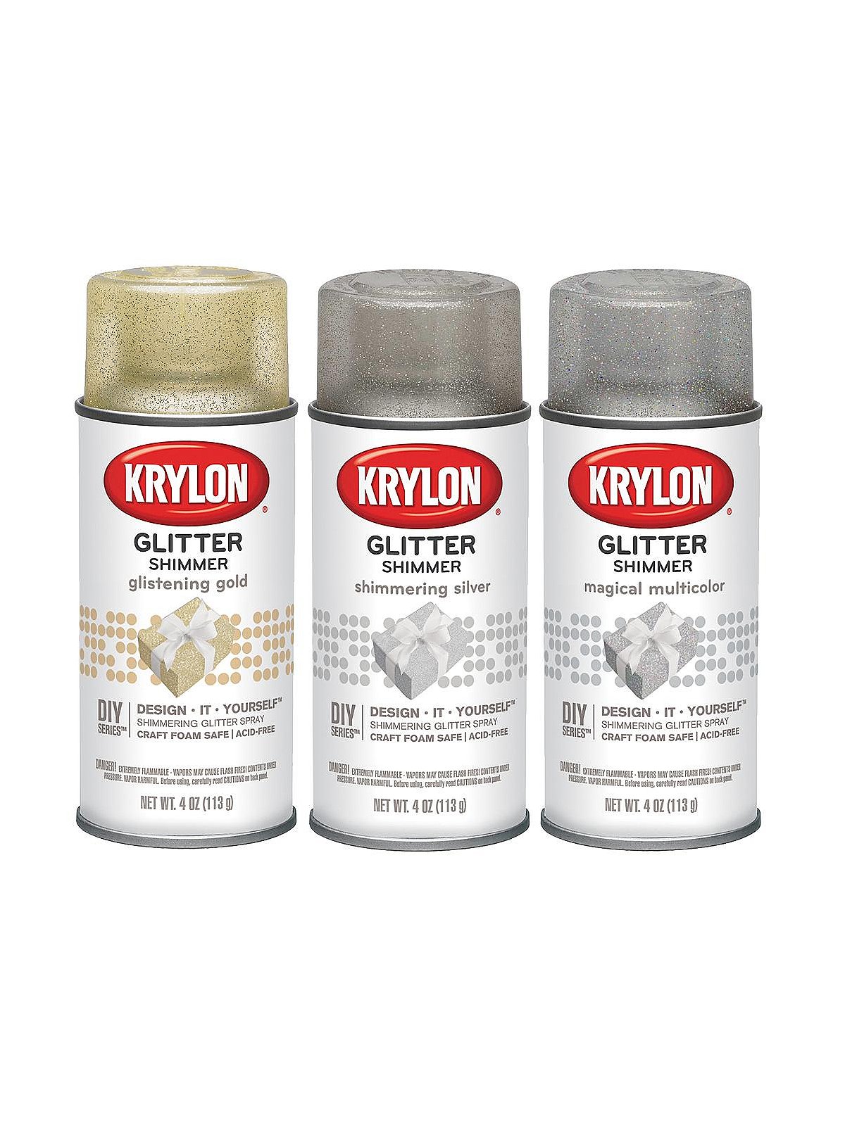Glitter Spray Design Master Silver