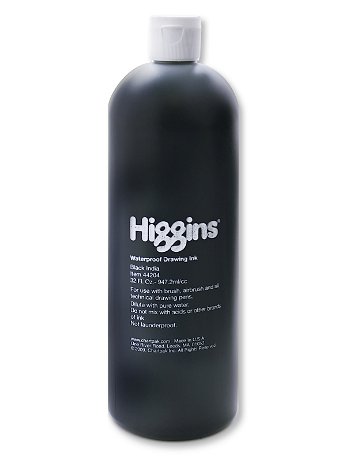 Higgins - Waterproof Black India Ink