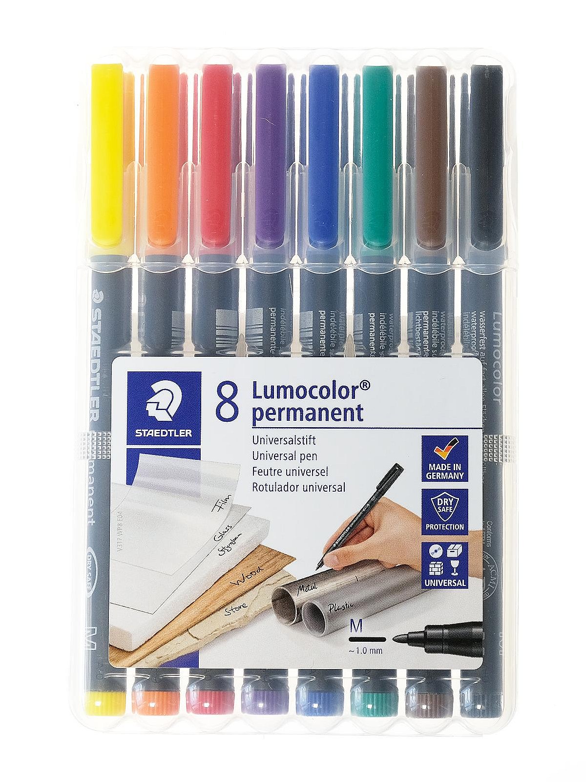Staedtler Lumocolor Non-Permanent Markers - Medium, Set of 4