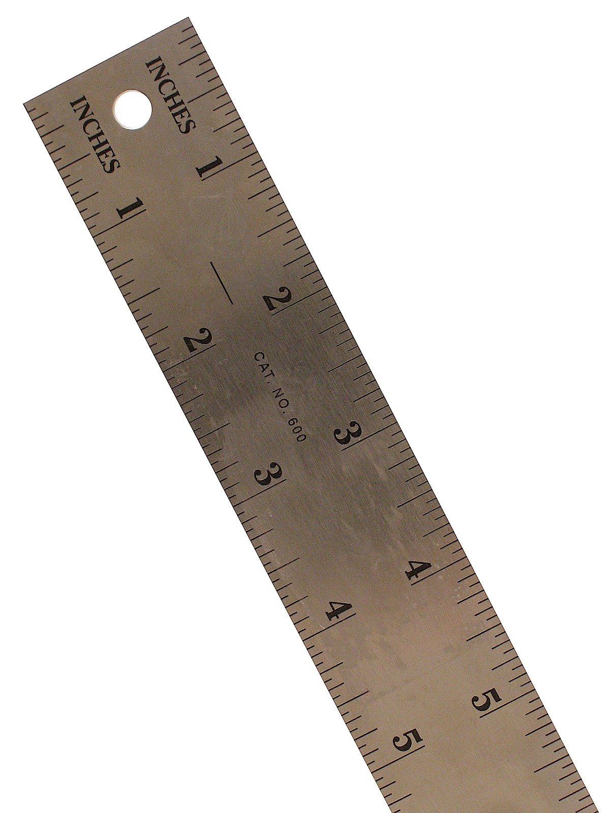 with Metric and Imperial Markings Règle Acier Inoxydable avec Graduations métriques 600 mm 600mm Double-Sided Scale Argenté Lufkin LSR600 Precision Stainless Steel Ruler 