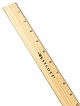 Flexible Wood Ruler