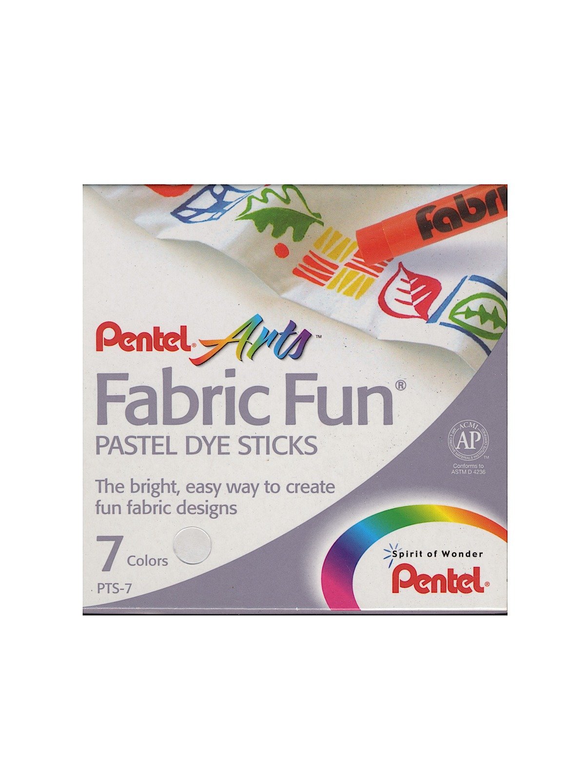 Pentel - Pastel Fabric Fun Crayons