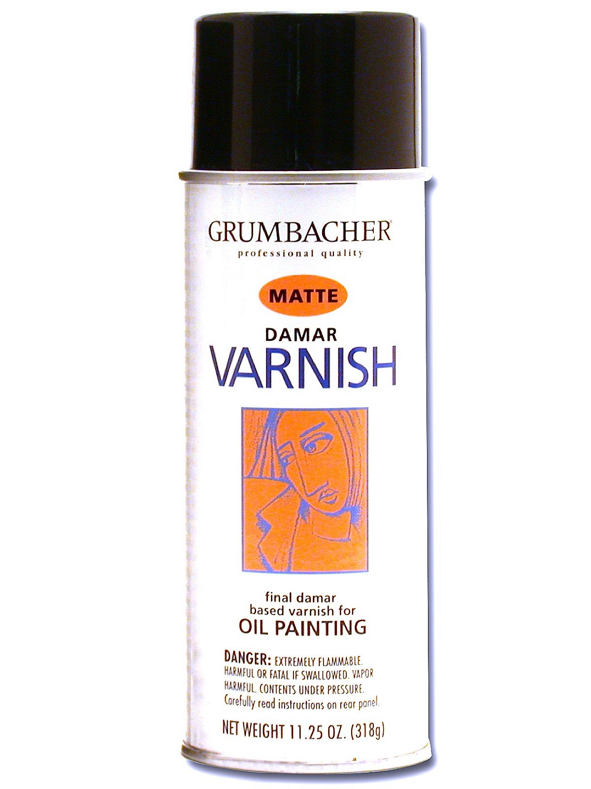 Grumbacher Pro Gloss Spray Varnish, 11oz Can