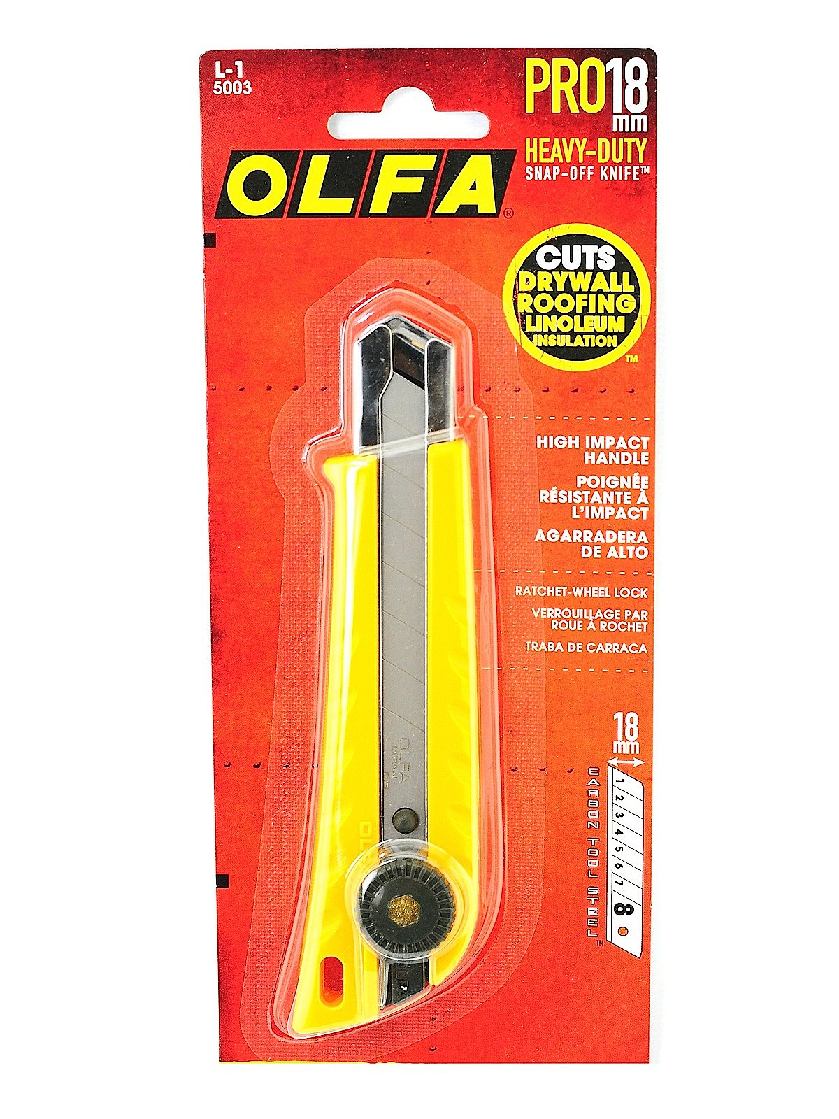 OLFA 18Mm 11-Blade Retractable Utility Knife (Snap-off Blade) in the  Utility Knives department at