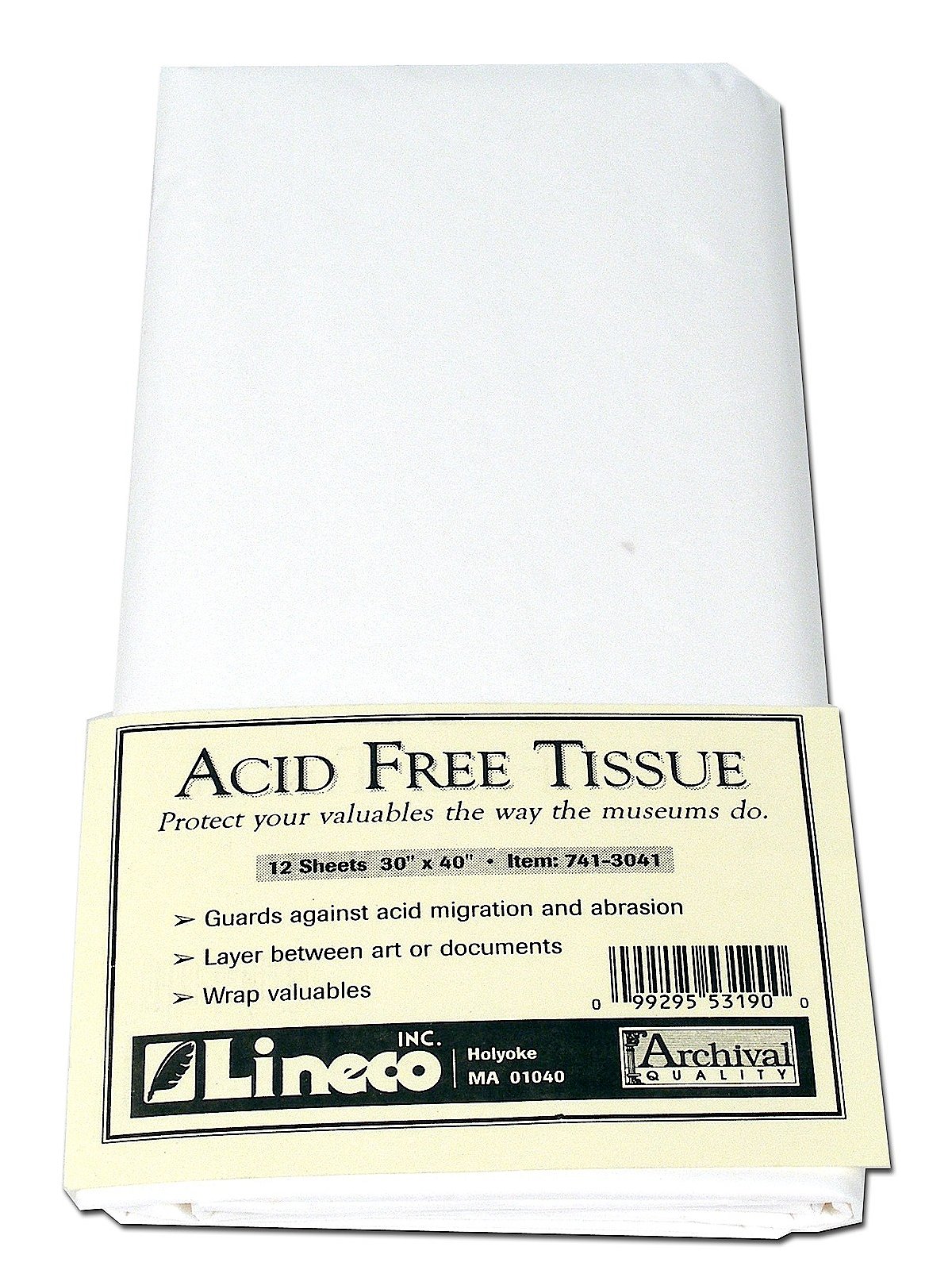 Lineco Adorama 13x19 Acid Free Print Cover Tissue Paper, Pack of