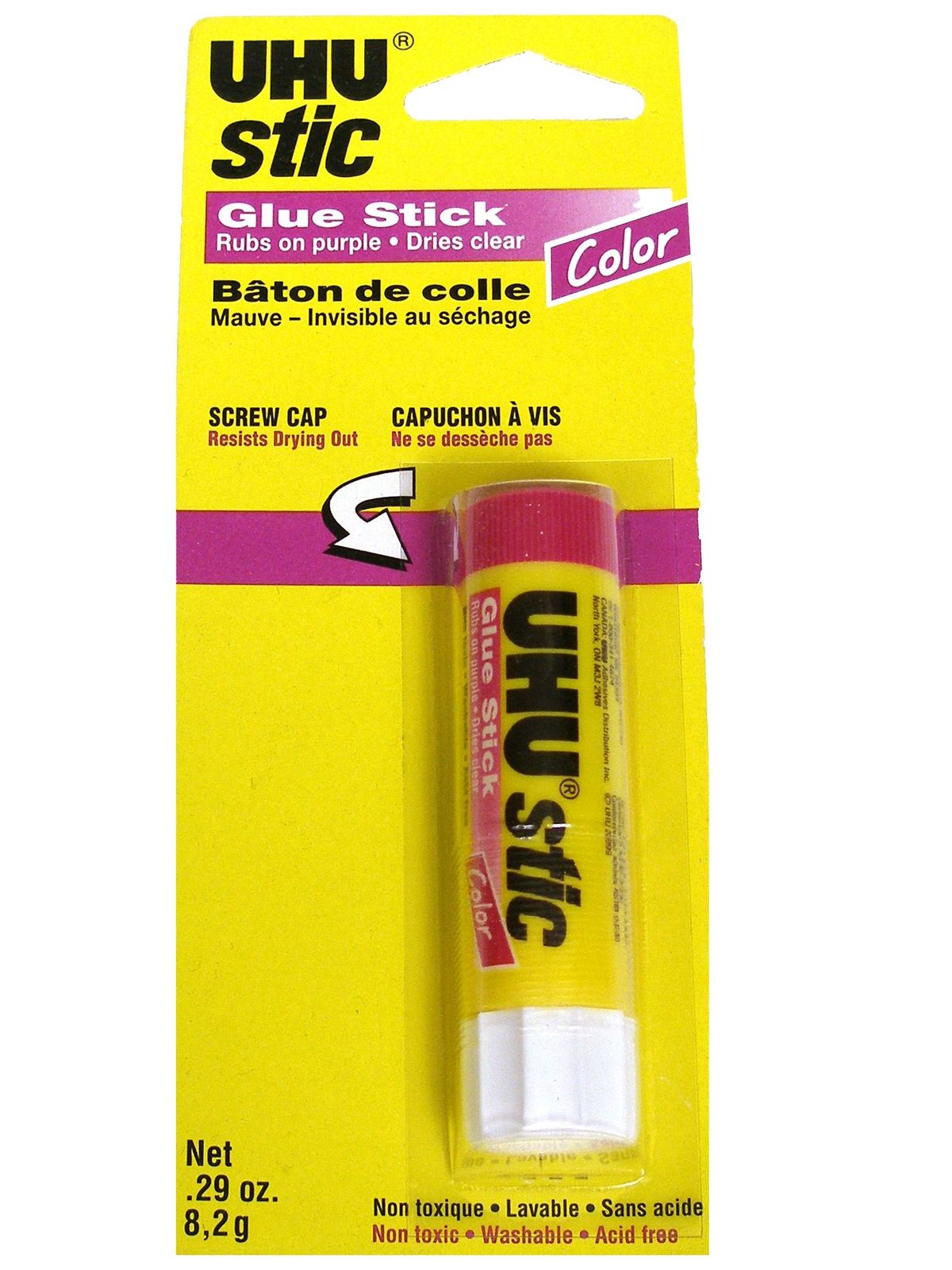 Yellow store glue stick