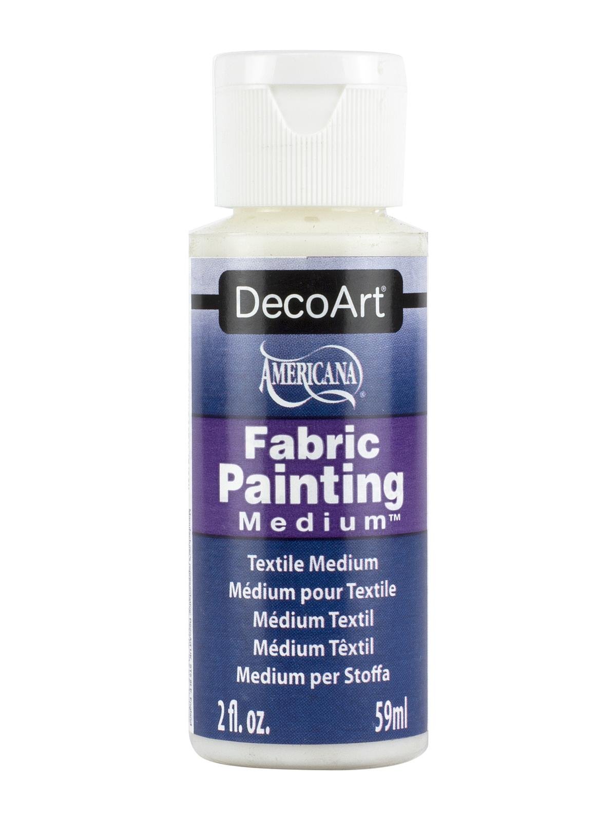 DecoArt, Crafter's Acrylic Paint, Fabric Medium, 2oz