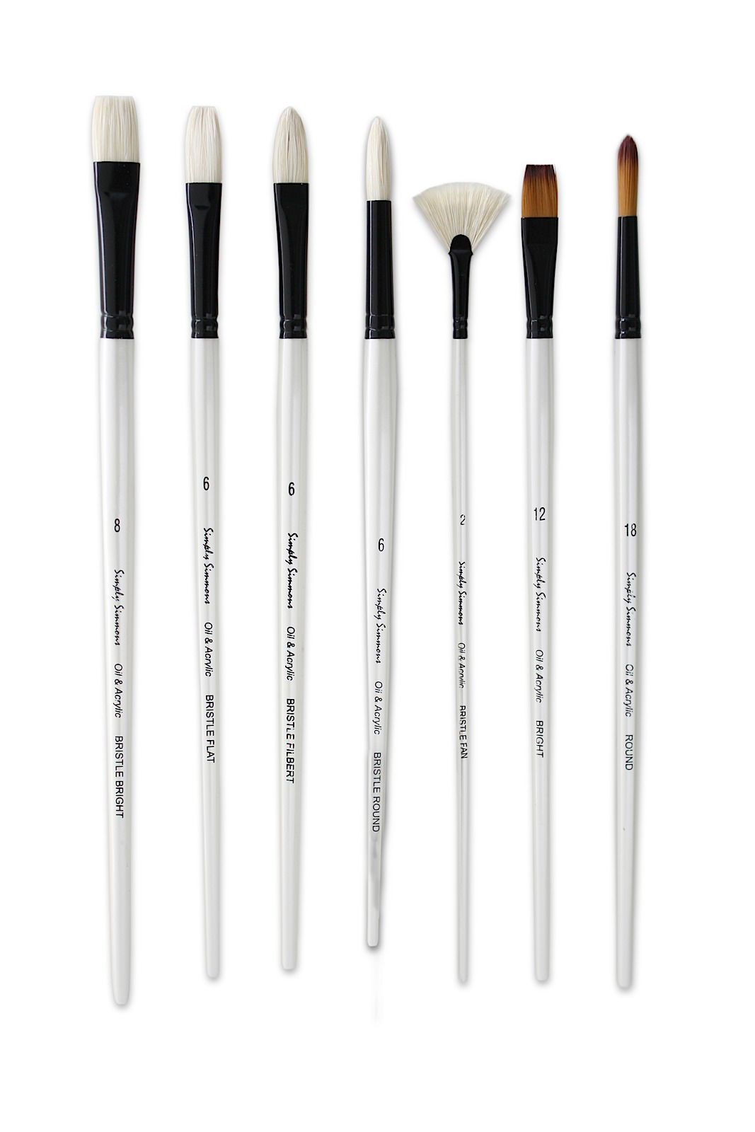 Daler-Rowney Simply Simmons Long Handle Brushes | MisterArt.com