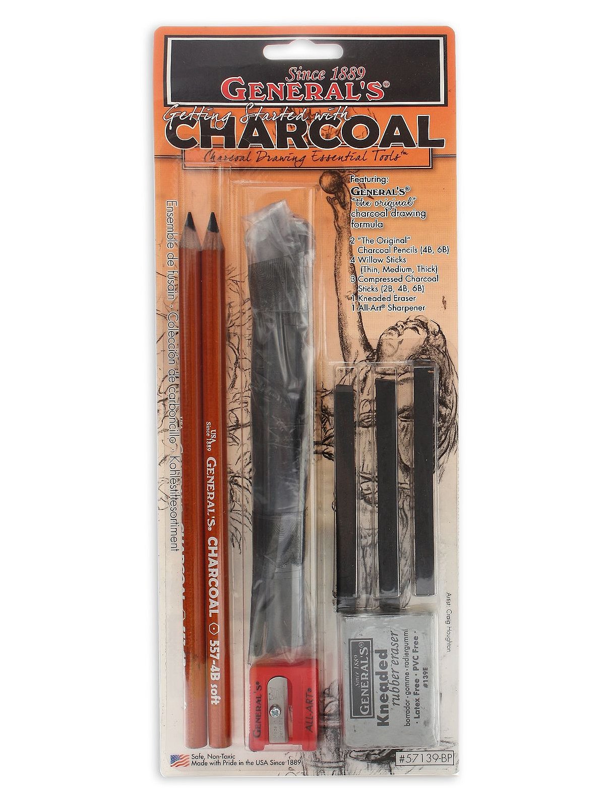 General's Compressed Charcoal, Pastels, & Graphite at New River Art and  Fiber