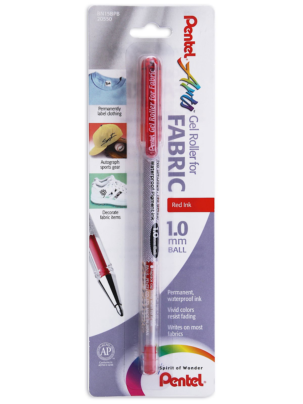 Fabric gel store pens