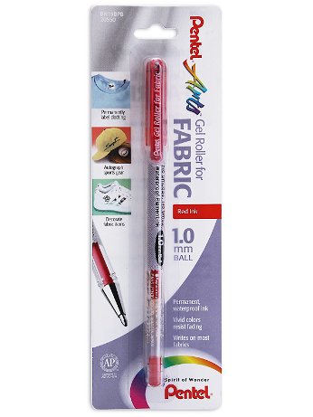 Pentel - Fabric Gel Roller Pens