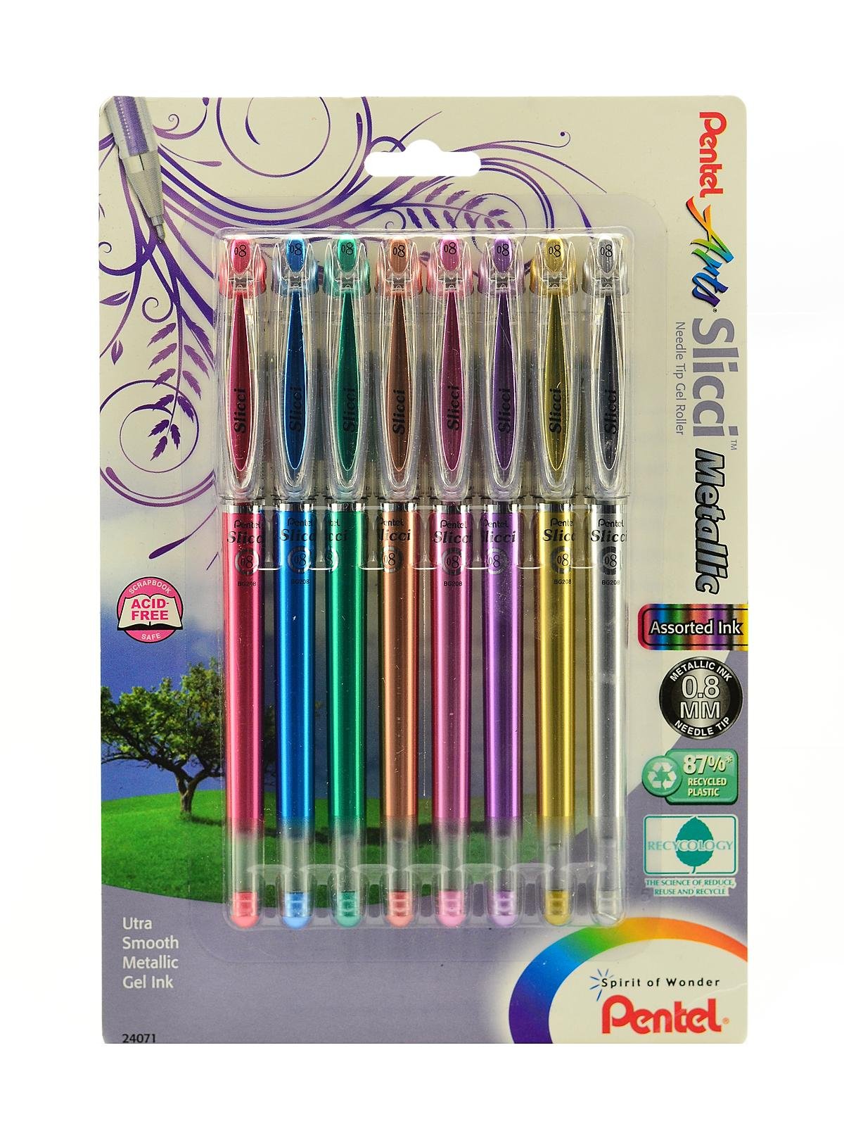 Pentel - Slicci Extra Fine Metallic Gel Pens