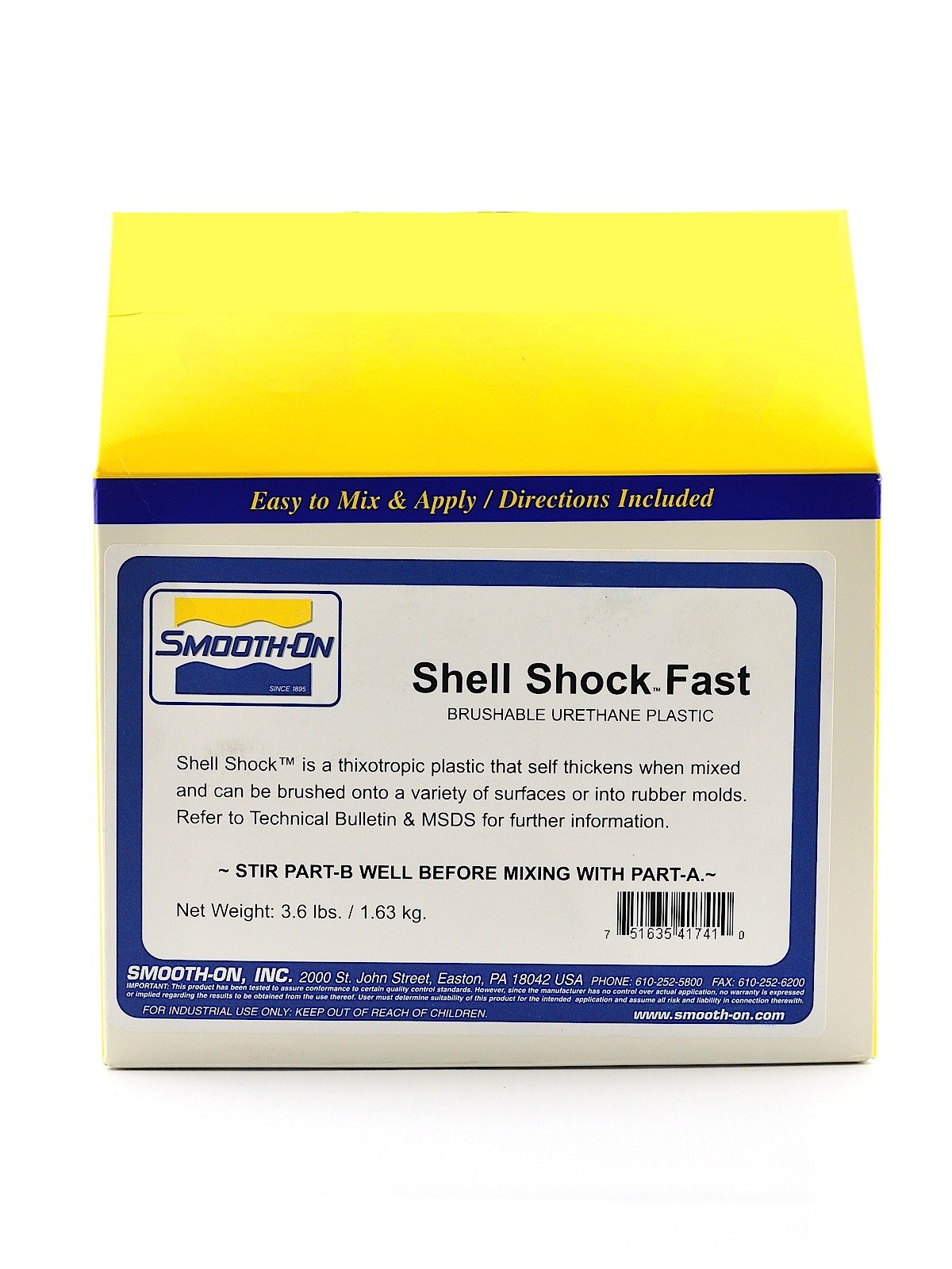 Smooth-On - Shell Shock Slow Brushable Liquid Plastic