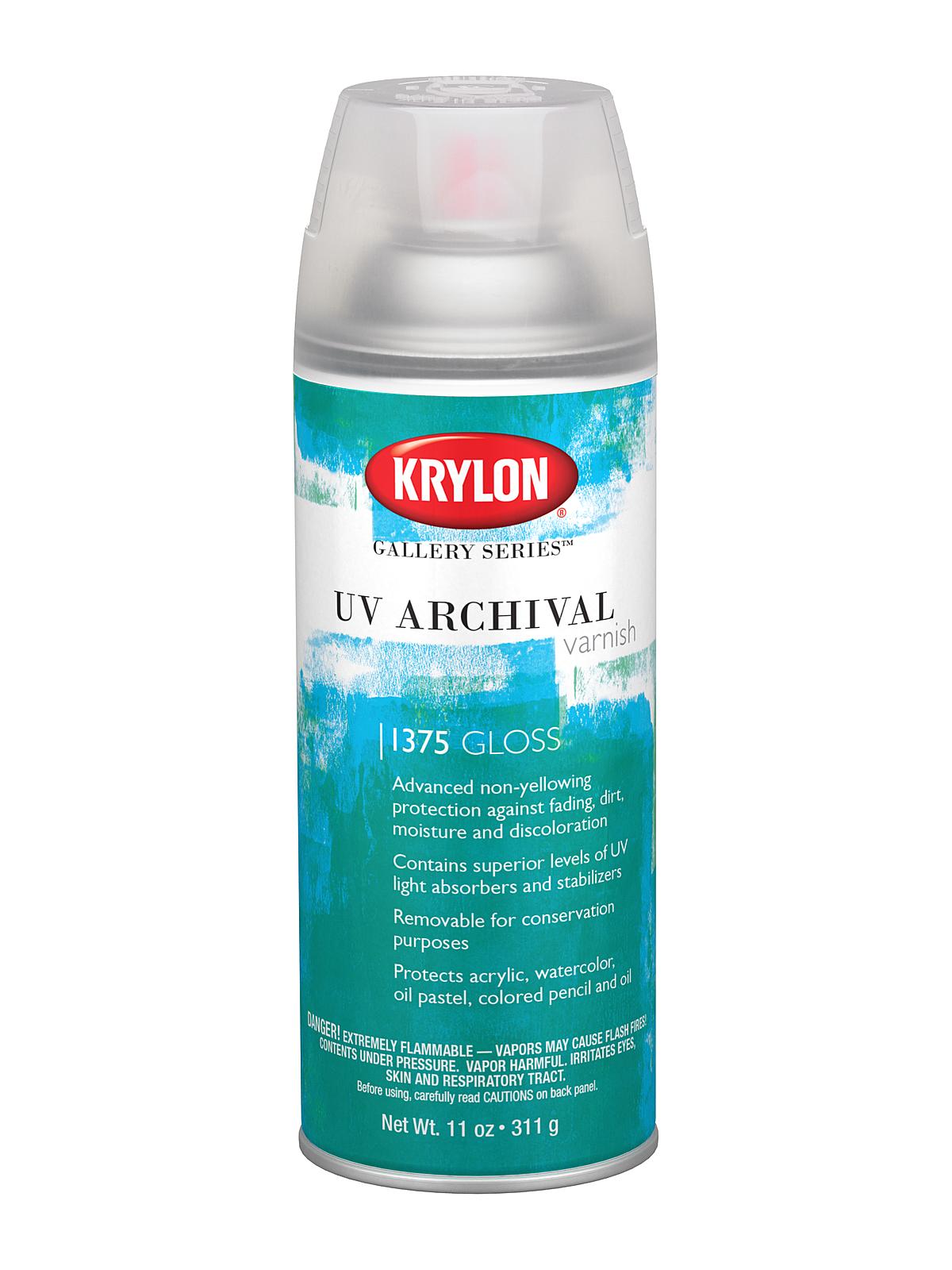 Krylon Archival UV Varnishes MisterArt Com   G10218 