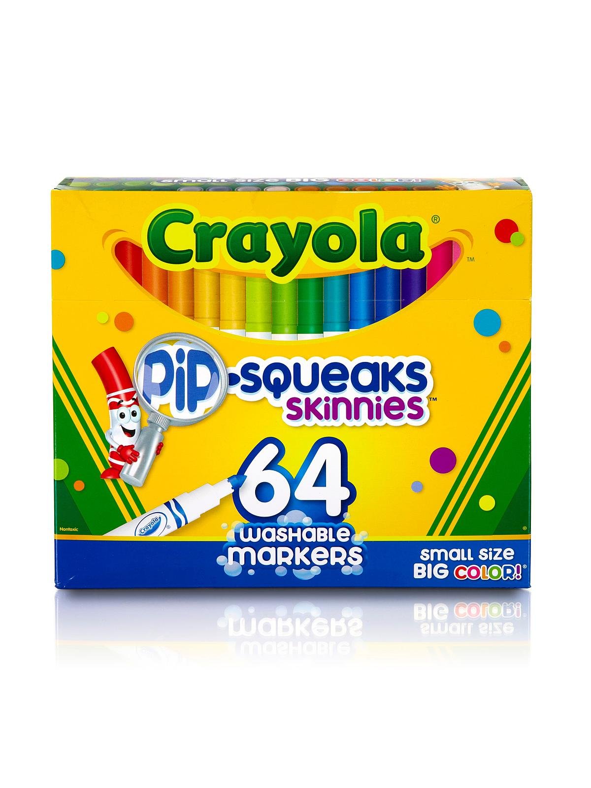 Crayola - Washable Skinny Markers Pack of 64