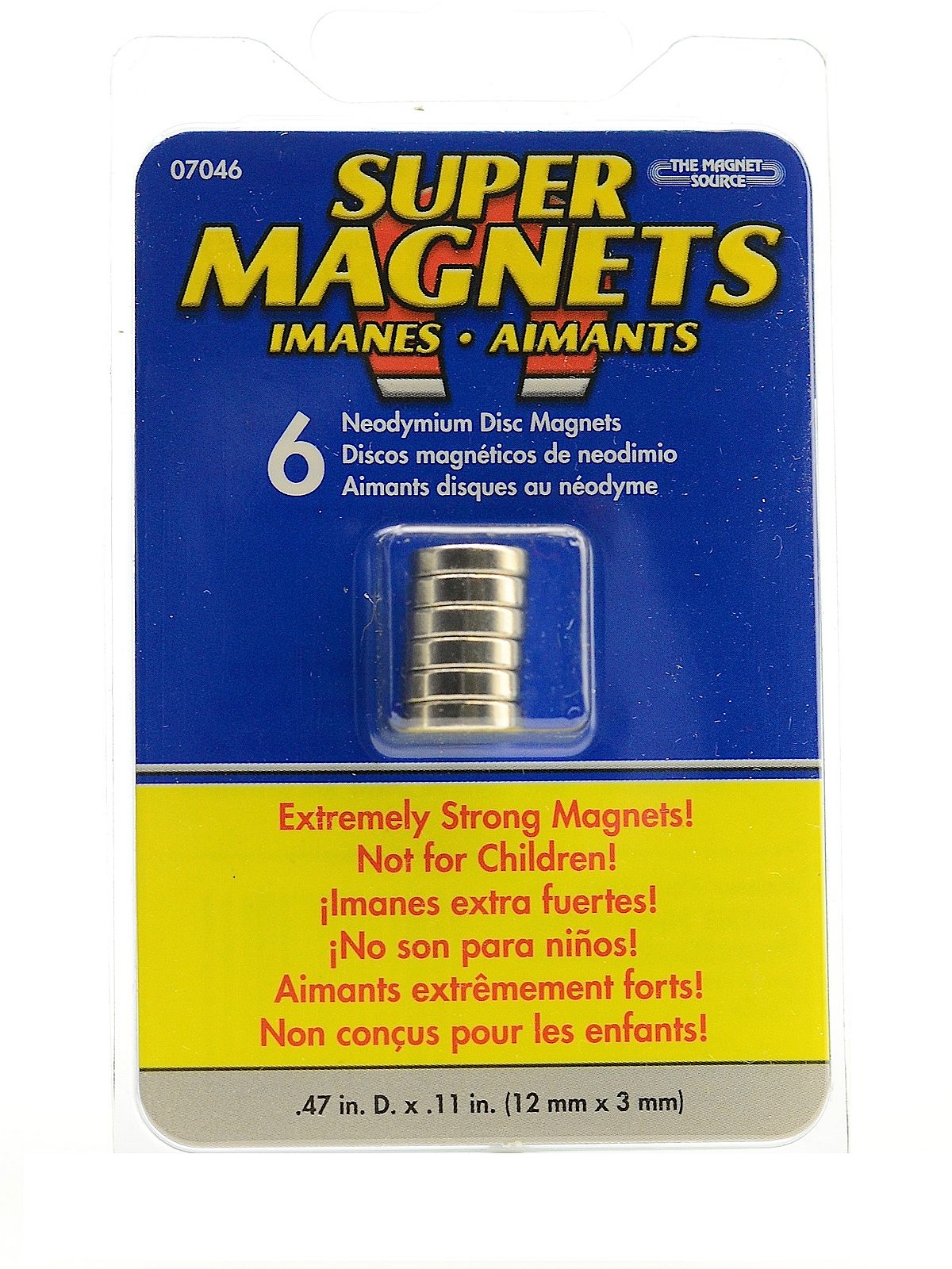 Master Magnetics Neodymium Magnet - 6 count