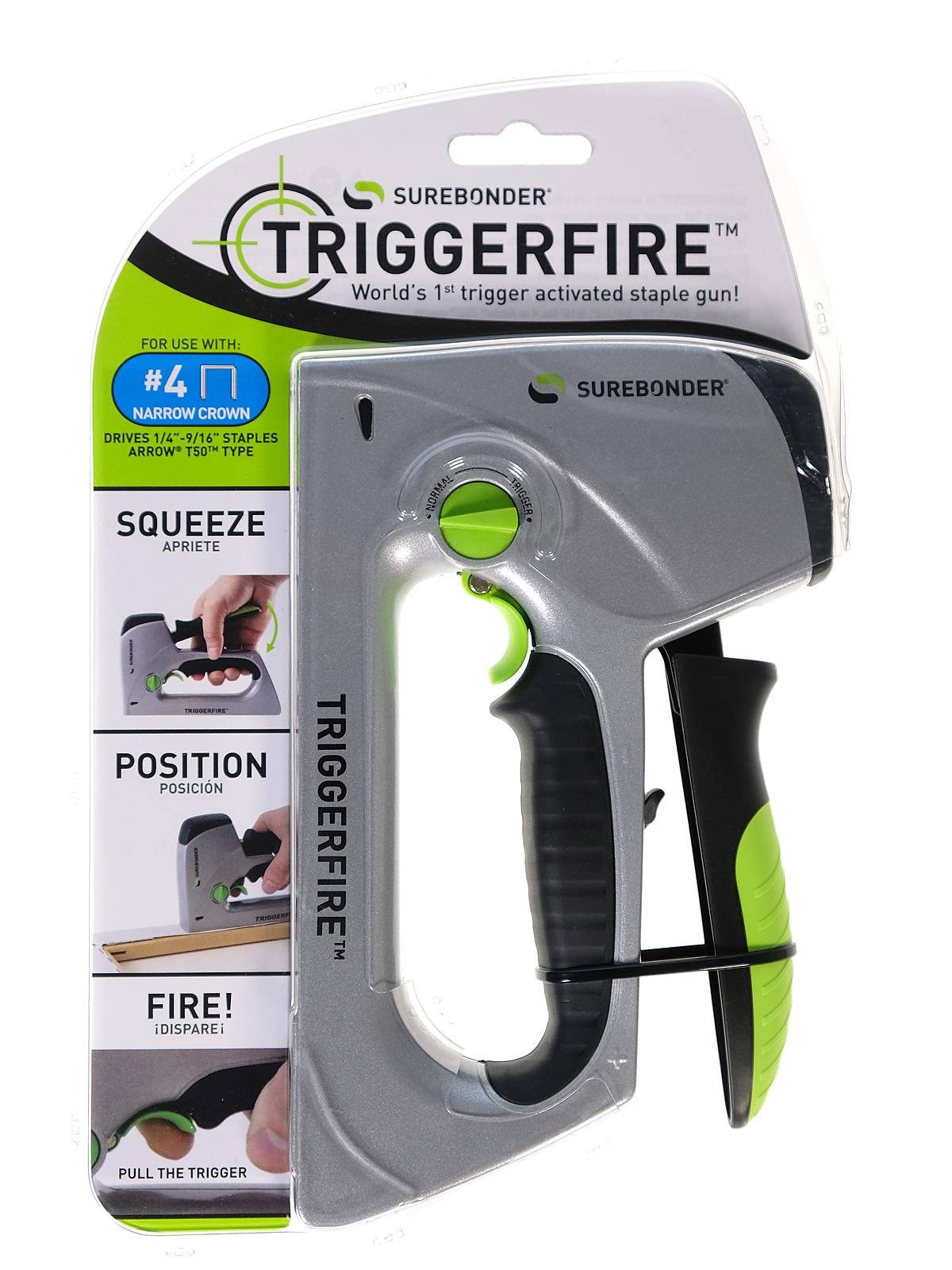 Surebonder - Trigger Fire Heavy Duty Staple Gun