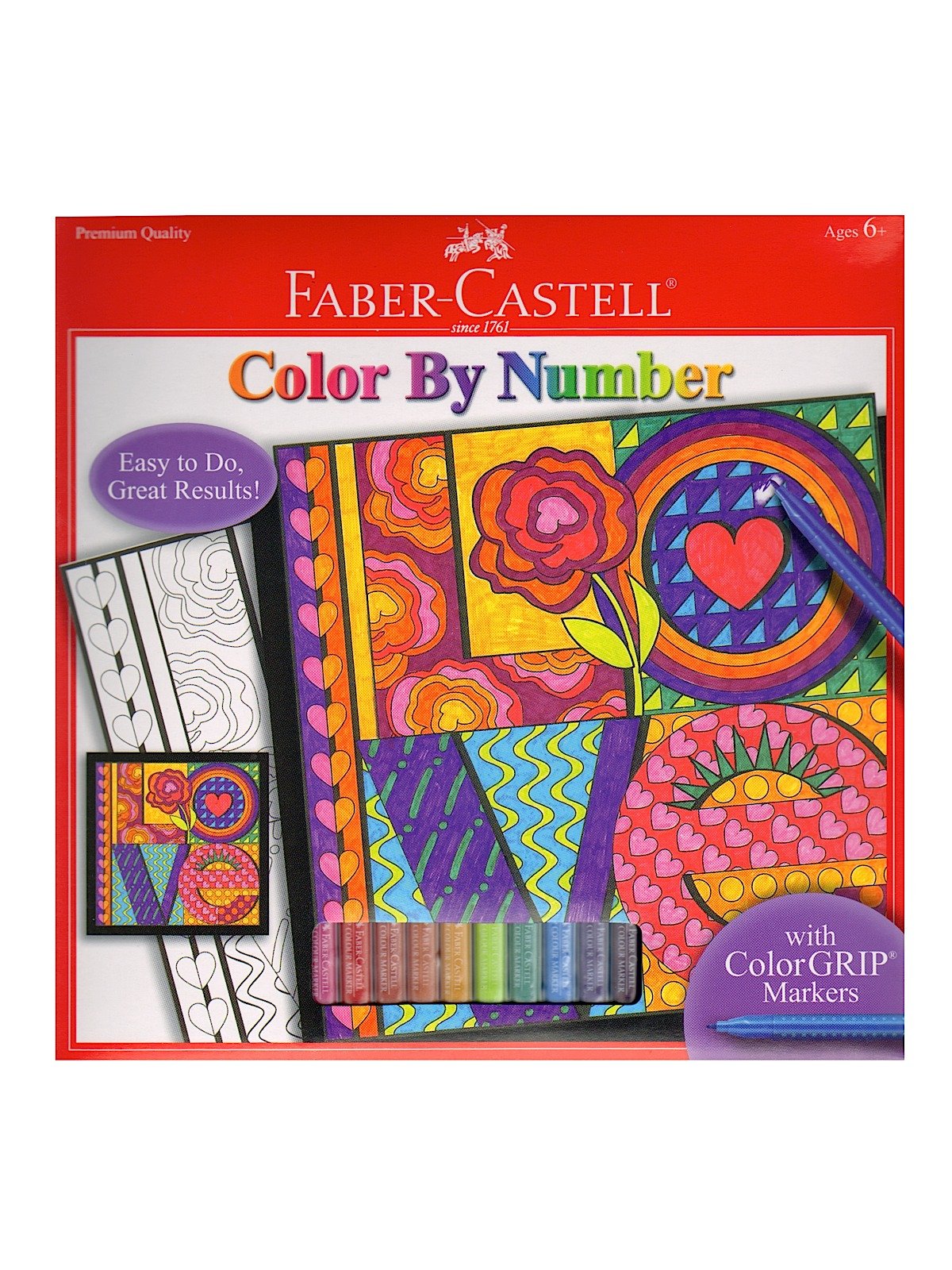 Faber-Castell - Color by Number with Markers Kits