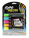 Neon Bullet Tip Dry Eraser Marker Sets