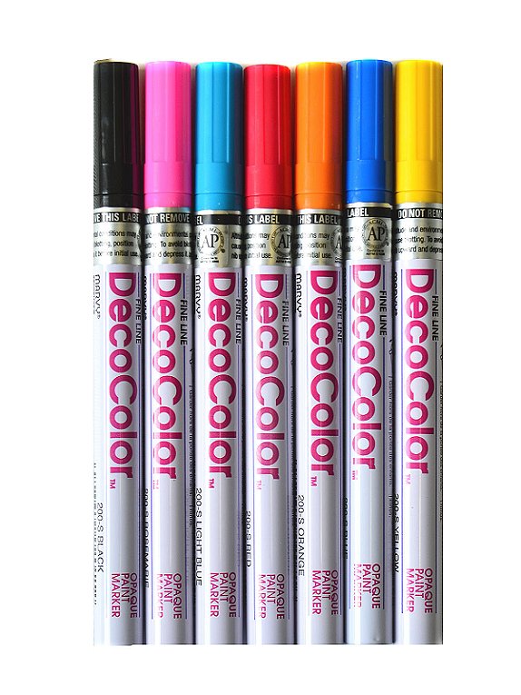 DecoColor Broad Glossy Oil-Based Paint Marker - Blue