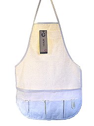 Natural Canvas Apron with Pockets