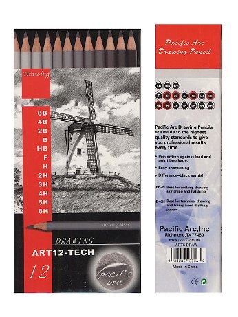 Pacific Arc - Graphite Drawing Pencil Sets