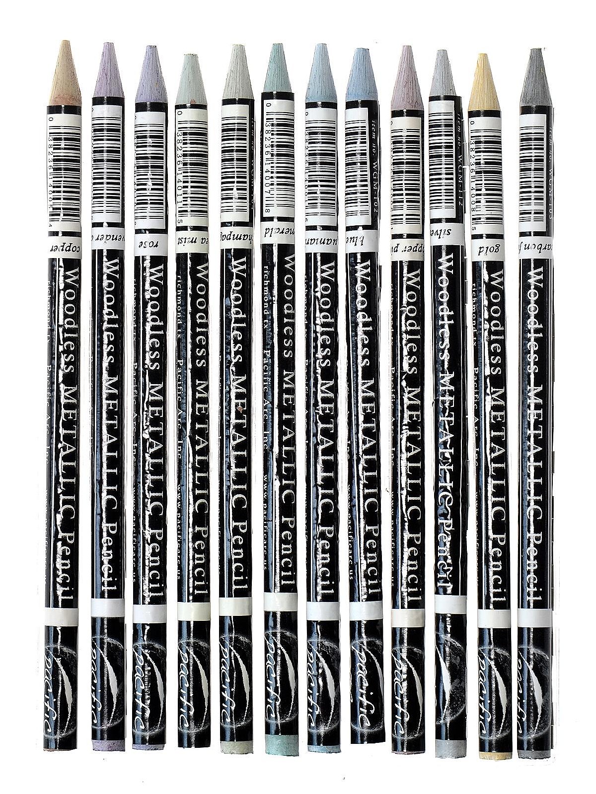 Pacific Arc Woodless Graphite Drawing Pencil Sets