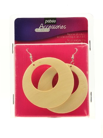 Pebeo - Wood Earrings