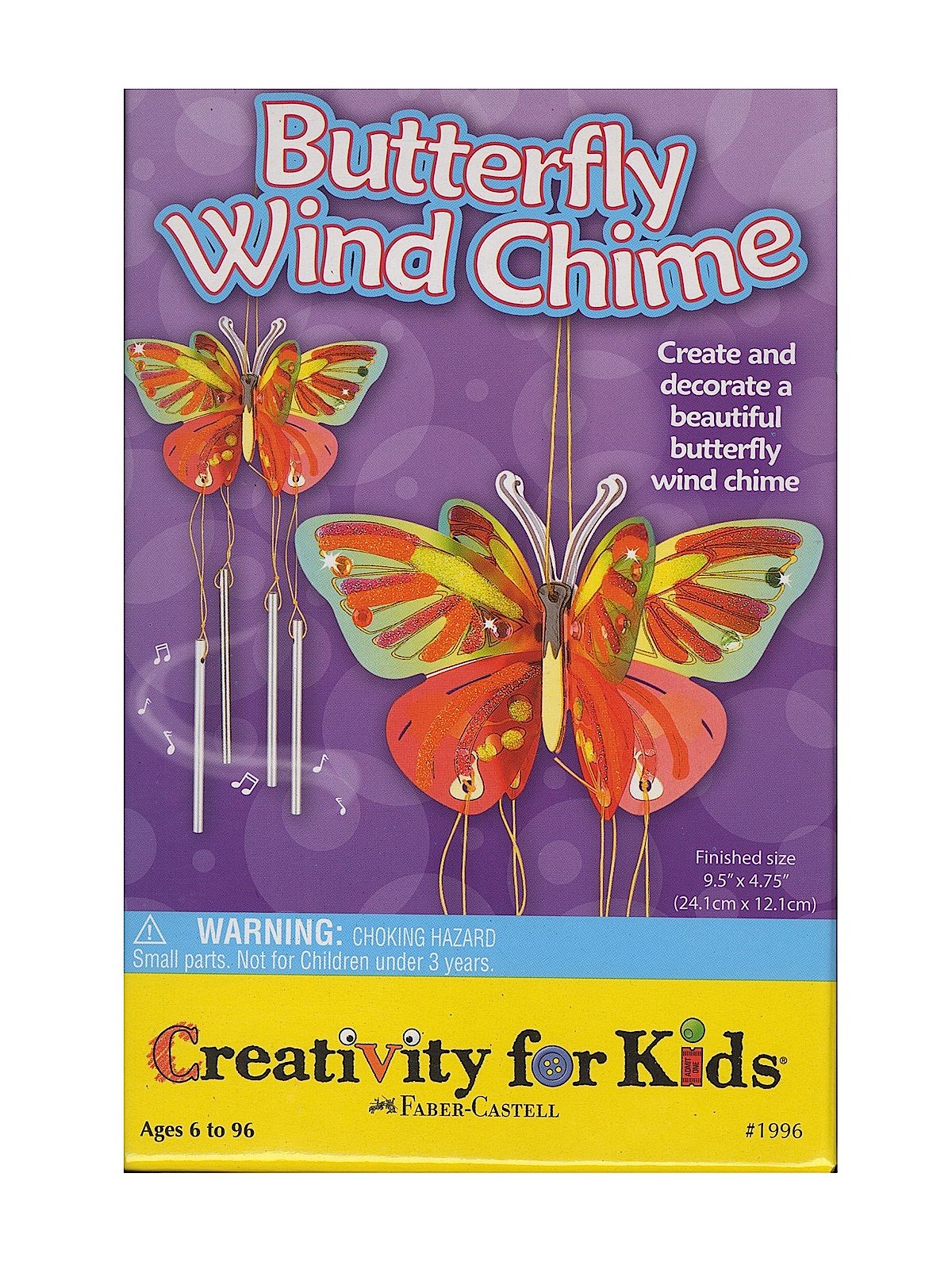Creativity for Kids Butterfly Wind Chime Mini Kit