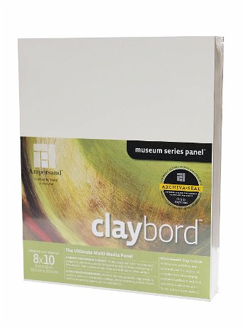 Ampersand - Cradled Claybord