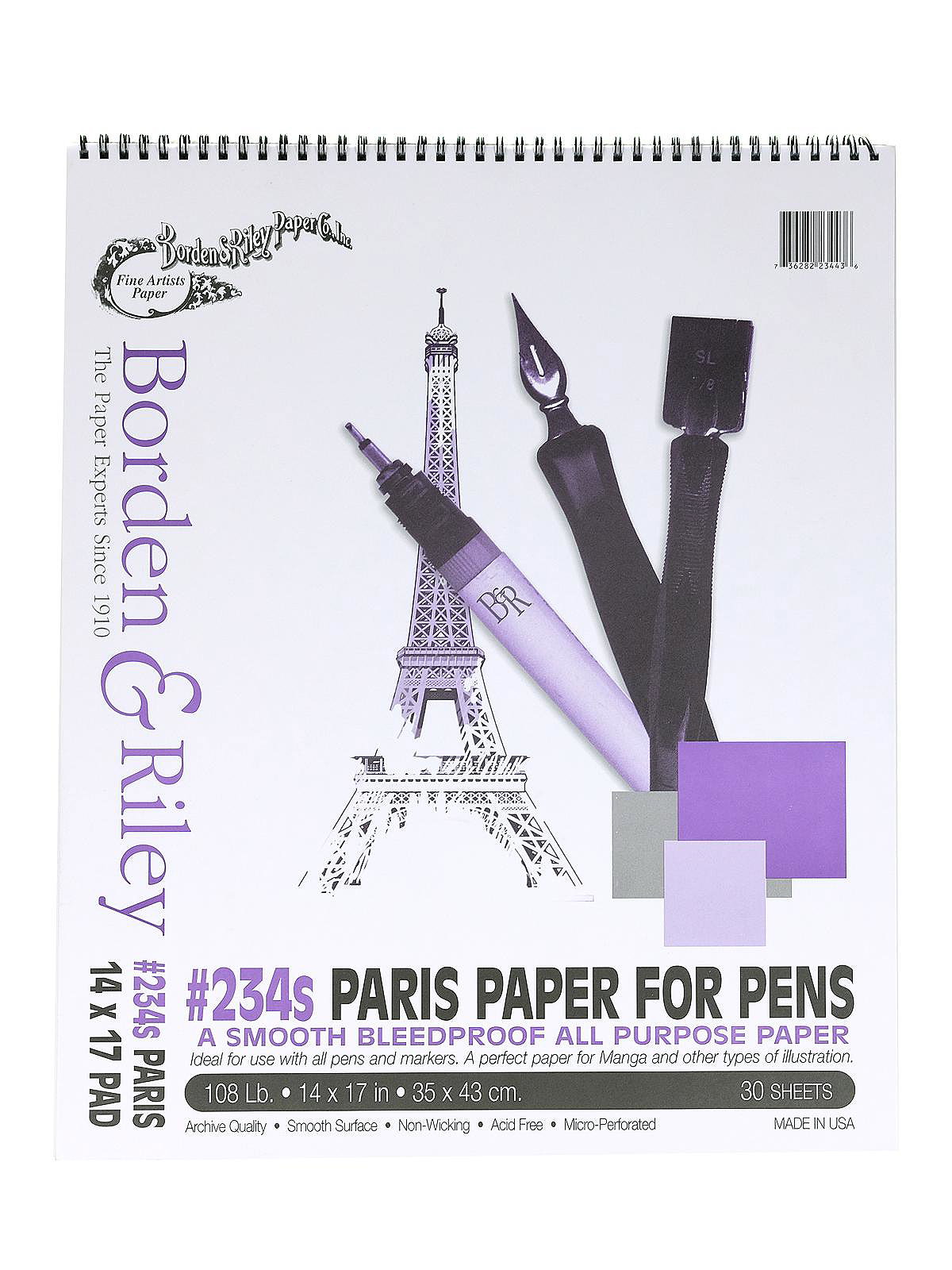 Paris Paper for Pens Sketch Book