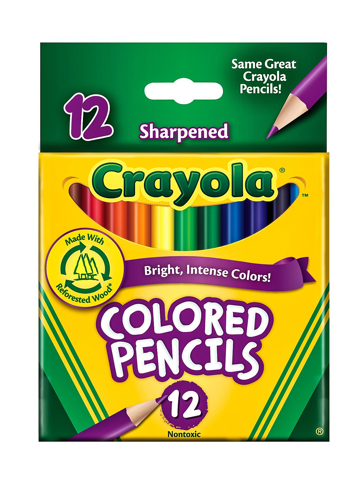 Crayola Short Colored Pencils | MisterArt.com