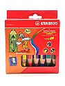 Woody 3 in 1 Pencil set of 6 with Sharpener