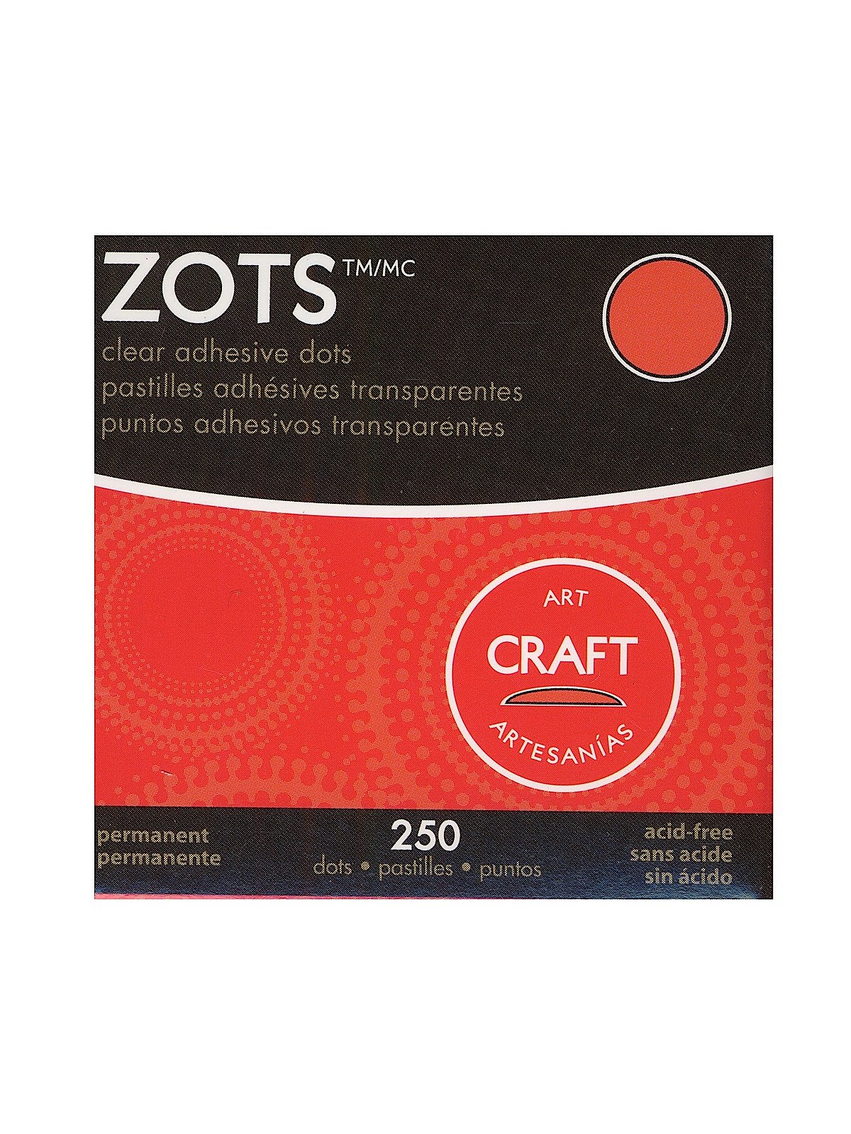 270341 Zots Clear Adhesive Dots Small